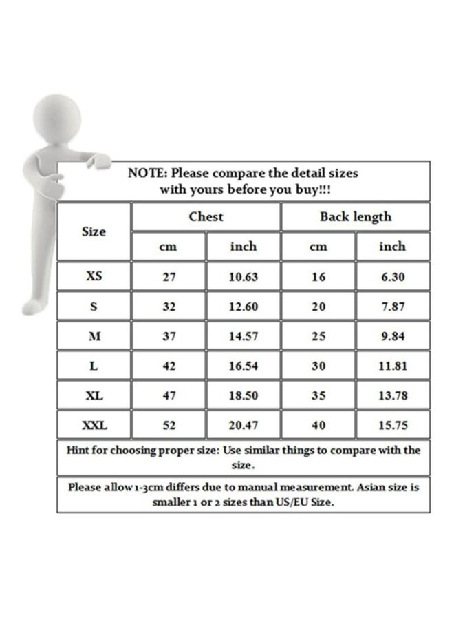 أوتاد سترة شتوية كاجوال أزرق/ أبيض 35x0.5x23.5سم - Image 3