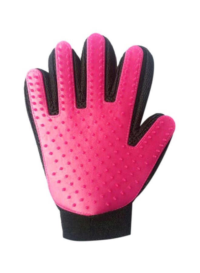 OUTAD Hair Removal Glove Pink/Black 23x0.5x16.8cm - Image 1