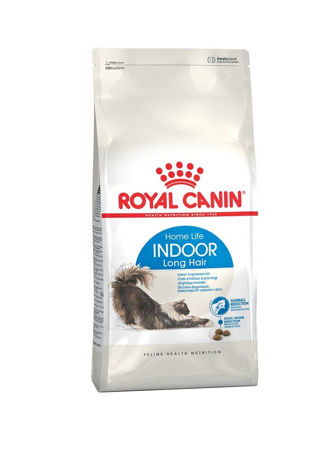 ROYAL CANIN Home Life Indoor Long Hair Dry Food Brown 2kg  - Image 1