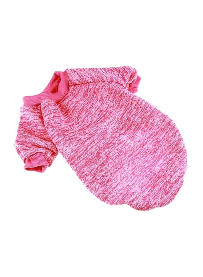 OUTAD Cotton Winter Sweater With Hoodie Pink Myard - Image 1