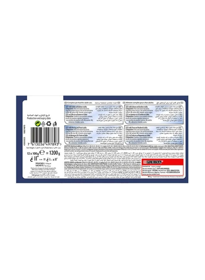 PURINA - Delicious Meaty Selection Wet Food Pack Of 12 100grams - Image 1
