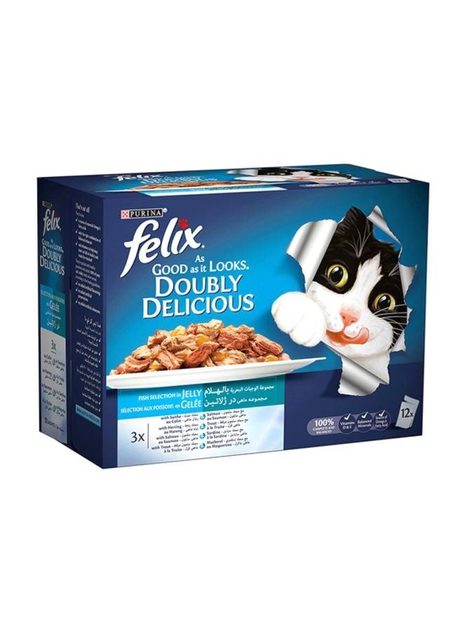 PURINA - Delicious Meaty Selection Wet Food Pack Of 12 100grams - Image 1