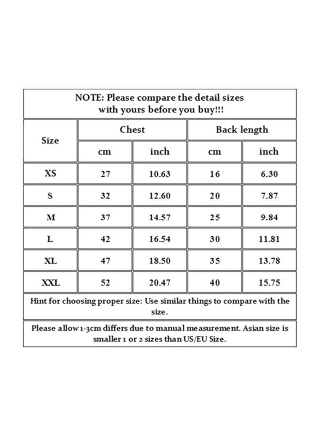 OUTAD Tie And Die Printed Sweater For Dog Red/White Lyard - Image 3