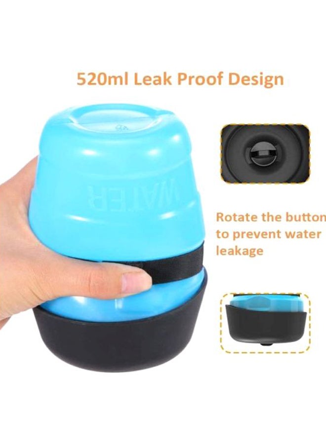 Beauenty Pet Feeding Water Bottle Blue/Black 500ml - Image 3