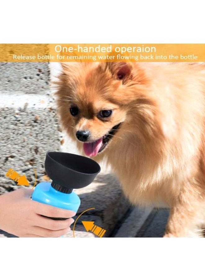 Beauenty Pet Feeding Water Bottle Blue/Black 500ml - Image 4