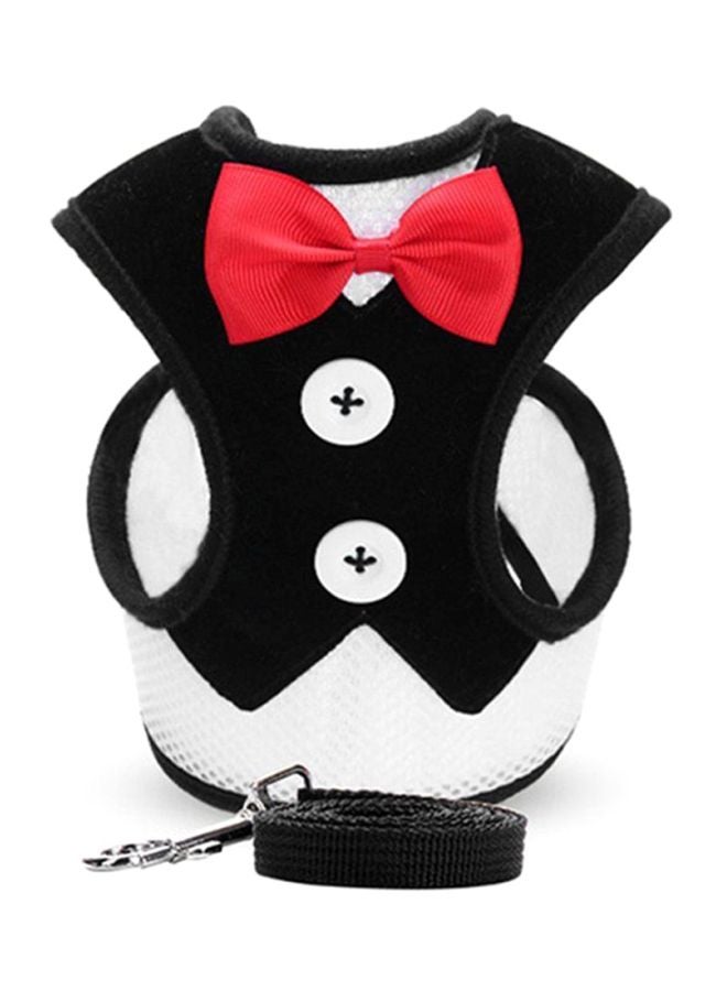 OUTAD Traction Rope Vest Dress Black/Red Syard - Image 2