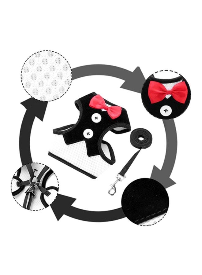 OUTAD Traction Rope Vest Dress Black/Red Syard - Image 4