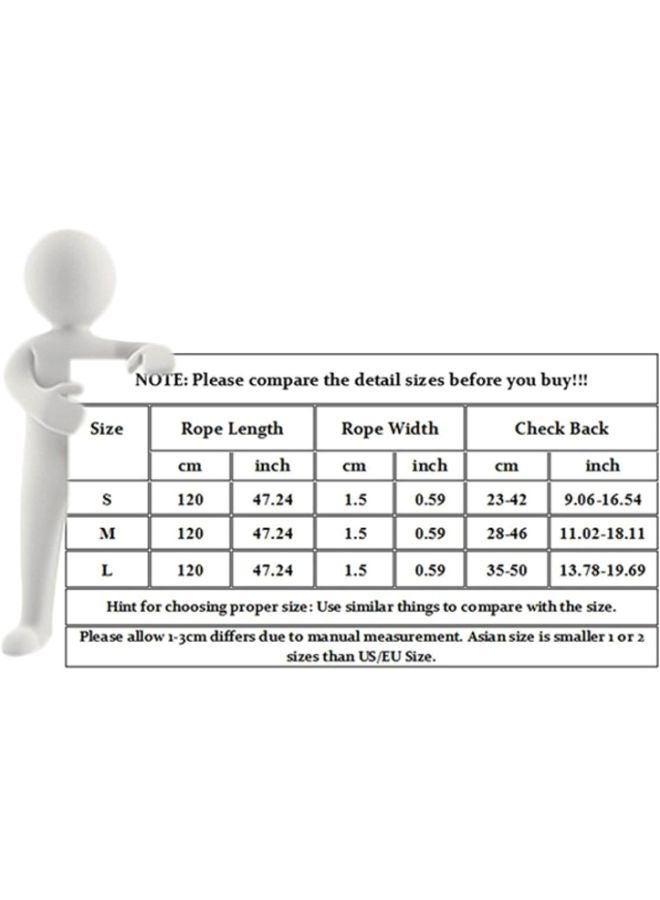 OUTAD Traction Rope Vest Dress Black/Red Syard - Image 5