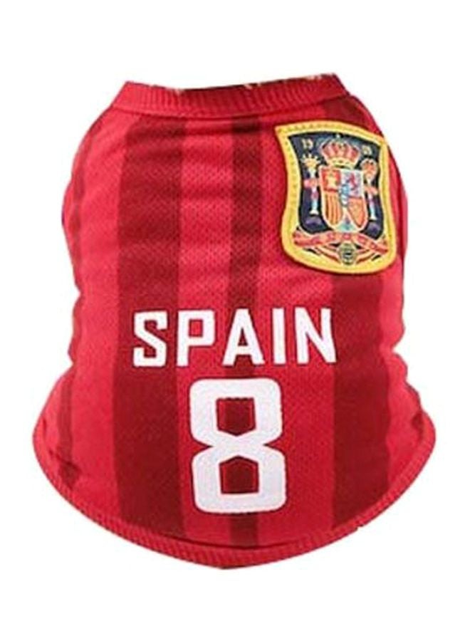 بيوينتي تيشيرت بطبعة فريق إسبانيا لكرة قدم أحمر/أبيض/أصفر 25Ø³Ù†ØªÙŠÙ…ØªØ± - Image 1
