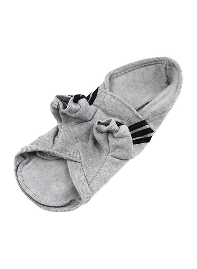 OUTAD Hooded Coat Grey/Black 27x3x21cm - Image 2