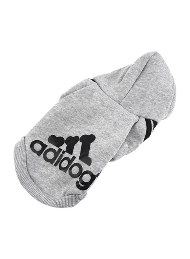 OUTAD Hooded Coat Grey/Black 27x3x21cm - Image 3