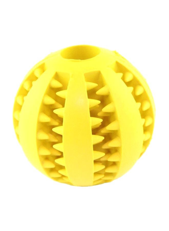 OUTAD Tooth Cleaning Ball Yellow 7cm - Image 1