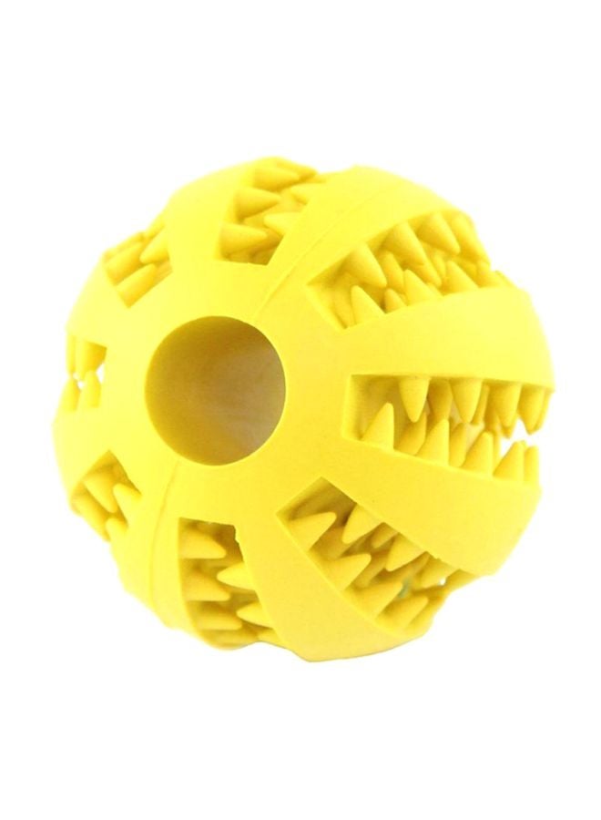 OUTAD Tooth Cleaning Ball Yellow 7cm - Image 2