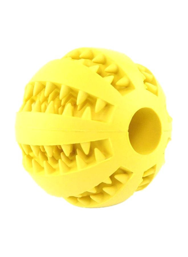 OUTAD Tooth Cleaning Ball Yellow 7cm - Image 3