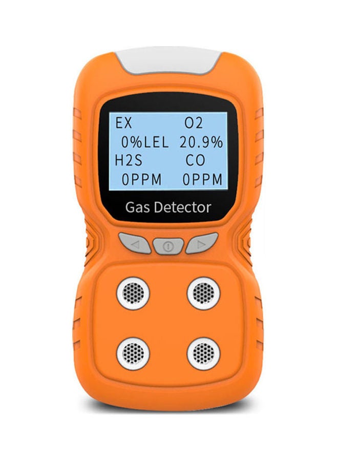 4-Gas Monitor Meter Tester Analyzer Orange 21.00x8.20x16.50cm