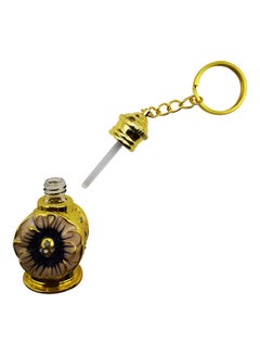 asmat Flower Shaped Perfume Bottle Keychain  - Image 3