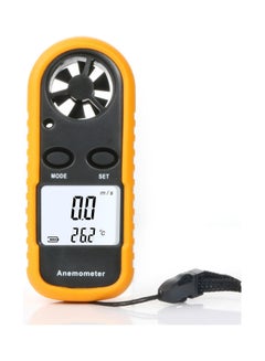 Generic Handheld Wind Speed Meter Air Flow Thermometer With LCD Backlight Multicolour 18.00*4.80*15.00cm  - Image 1