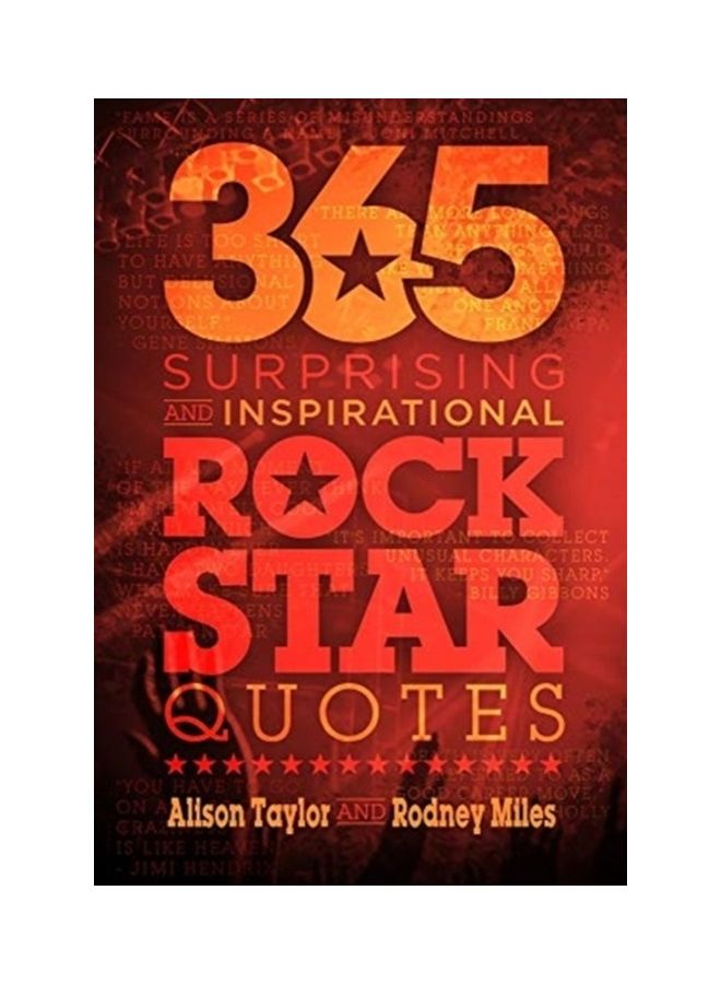 365 Surprising And Inspirational Rock Star Quotes hardcover english