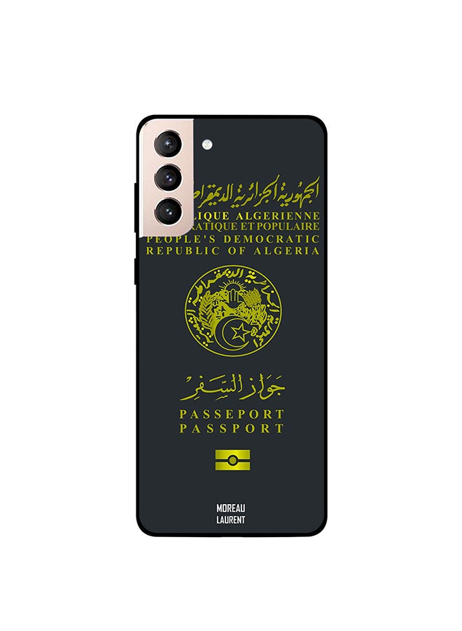 Moreau Laurent Protective Printed Case Cover For Samsung Galaxy S21 Plus Algerian Passport - Image 1