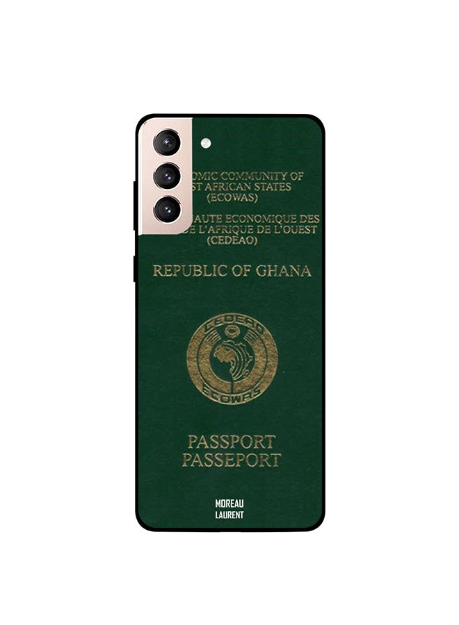 Protective Printed Case Cover For Samsung Galaxy S21 Plus Ghana Pass
