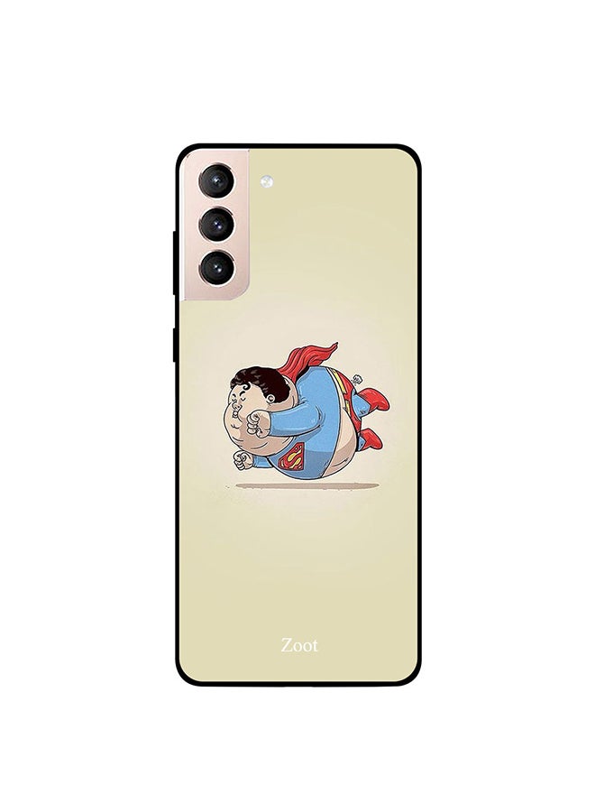 Zoot - Protective Case Cover For Samsung Galaxy S21+ Fat Superman Cartoon - Image 1