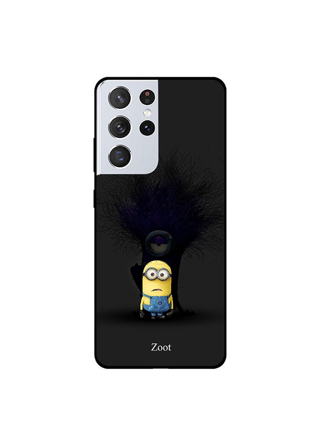 Zoot Protective Case Cover For Samsung Galaxy S21 Ultra Black Minion In Shadow  - Image 1