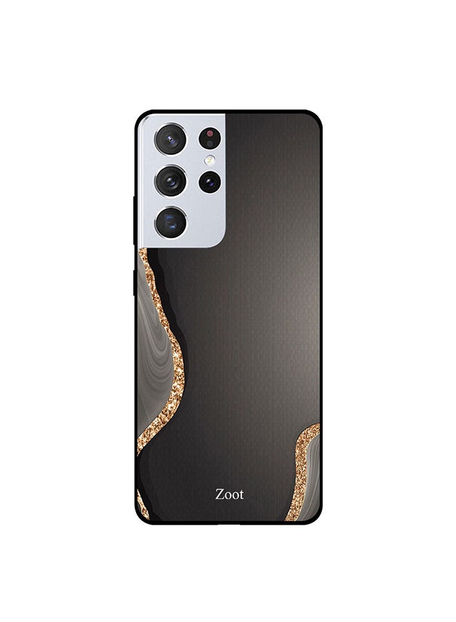 Zoot Protective Case Cover For Samsung Galaxy S21 Ultra Black/Grey/Gold  - Image 1