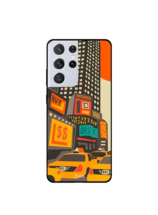 Zoot Protective Case Cover For Samsung Galaxy S21 Ultra Time Square - Image 1