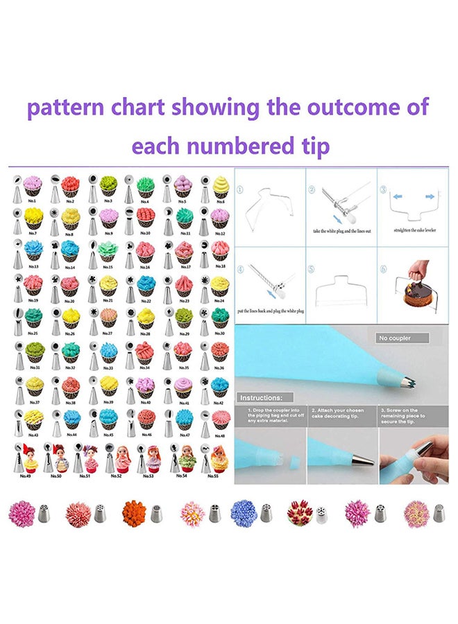 Arabest 137-Piece Baking Tool Set Multicolour  - Image 4