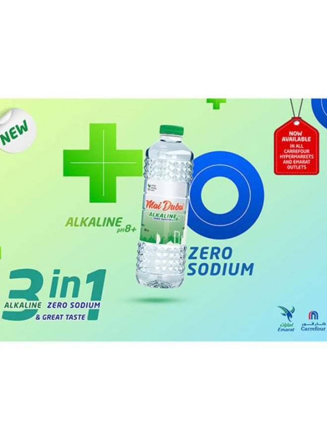 Mai Dubai - Zero Plus Zero Sodium And Alkaline Water 330ml Pack of 12 - Image 1