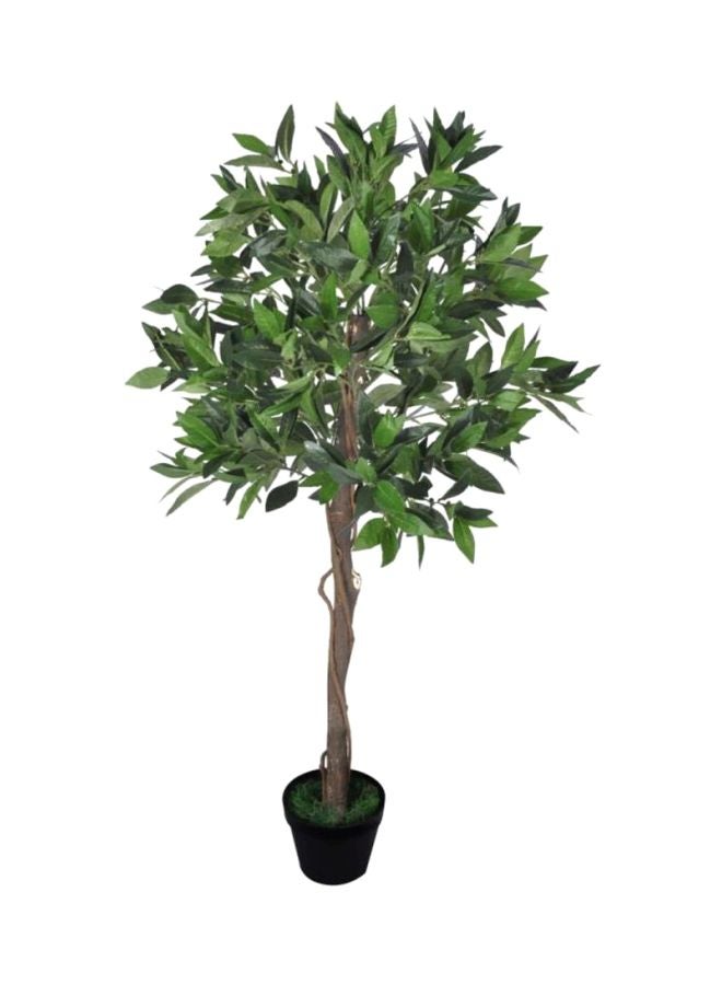 آنسيلف شجرة غار صناعية مزروعة في أصيص أخضر 120سم - Image 1