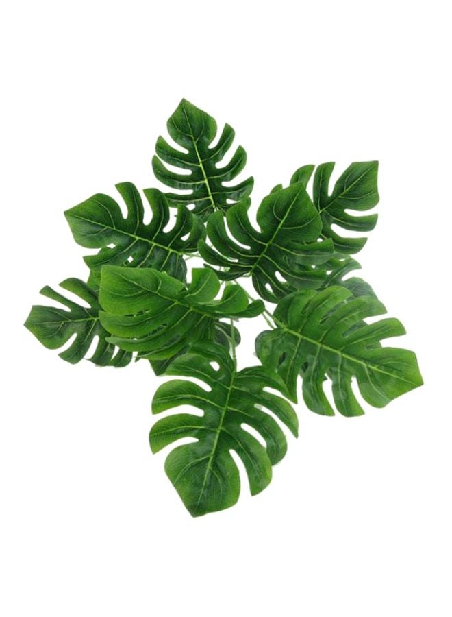 12 Heads Artificial Monstera Leaves Plant Green - v1611936149/N21093327A_2