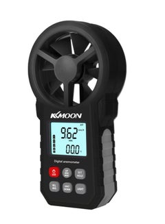 Handheld Portable Anemometer With LCD Backlight Black/Grey/Red 16.5x3.9x8.5cm