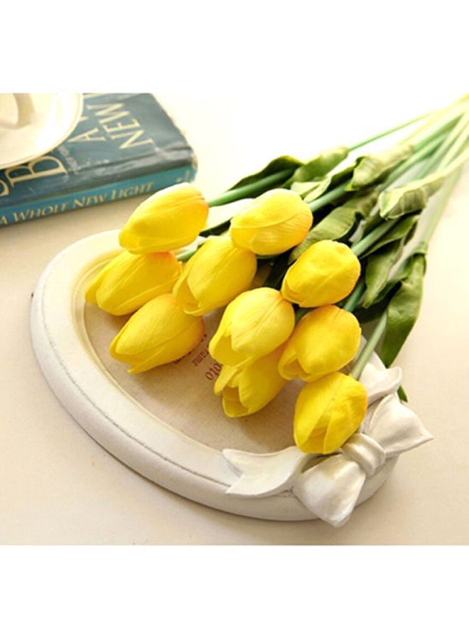 Latex Real Touch Artificial Flower Yellow/Green 38cm - v1611936167/N13322728A_2