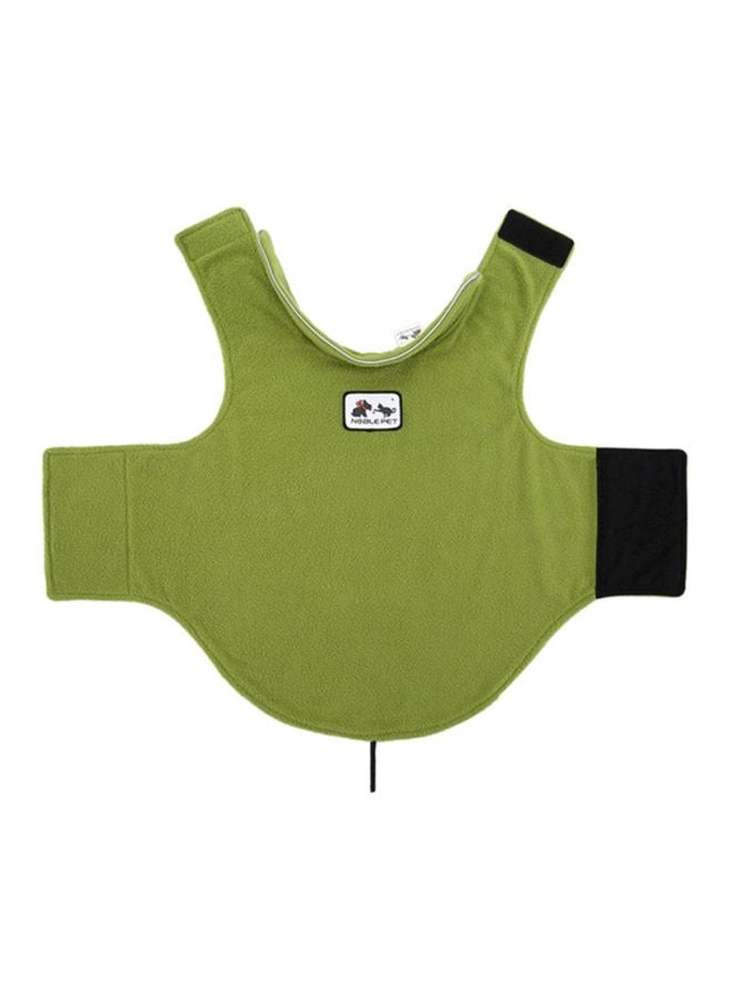 OUTAD Double-Sided Polar Fleece Coat Green - Image 3