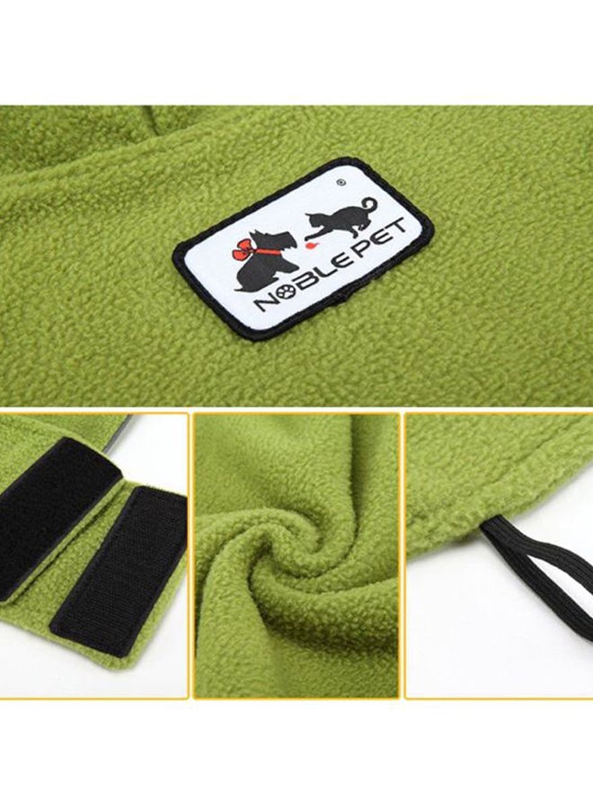 OUTAD Double-Sided Polar Fleece Coat Green - Image 4