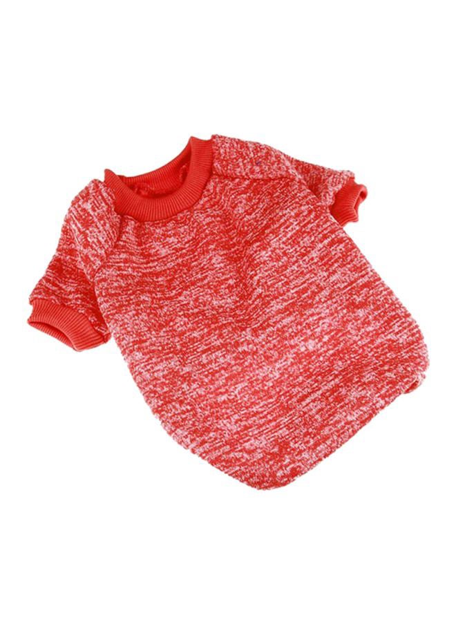 أوتاد كنزة خفيفة بغطاء رأس أحمر XXL - Image 1