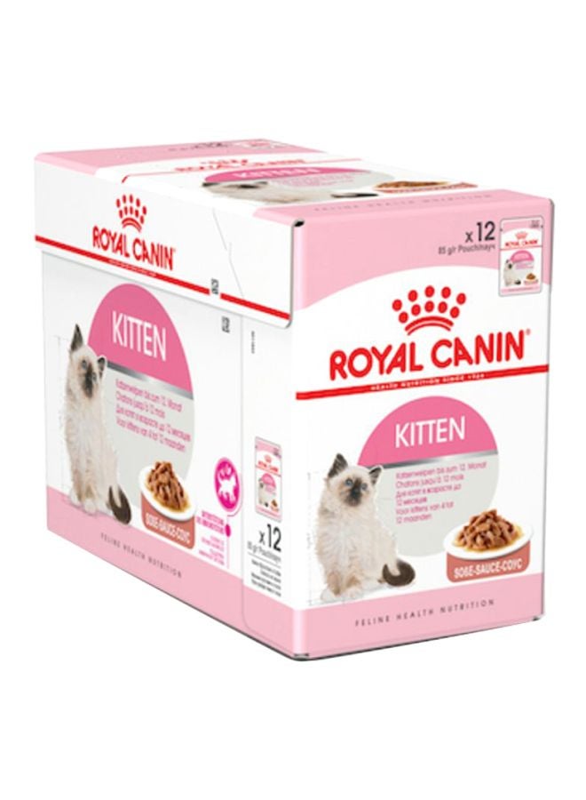 ROYAL CANIN Kitten Wet Gravy Food Brown 85grams  - Image 1