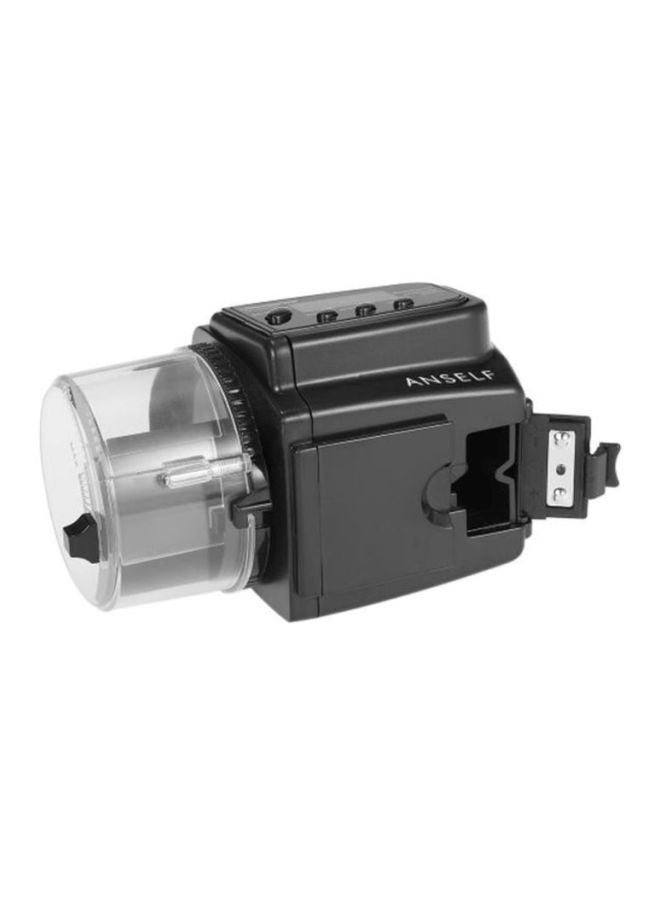 آنسيلف جهاز إطعام أسماك تلقائي ومُزوَّد بشاشة LCD أسود 4.3x2.5x4بوصة - Image 2