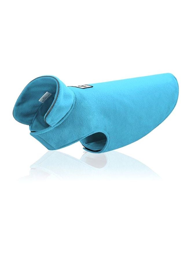 أوتاد سترة بوجه مزدوج من صوف بولار أزرق سماوي 43x0.5x72سم - Image 3