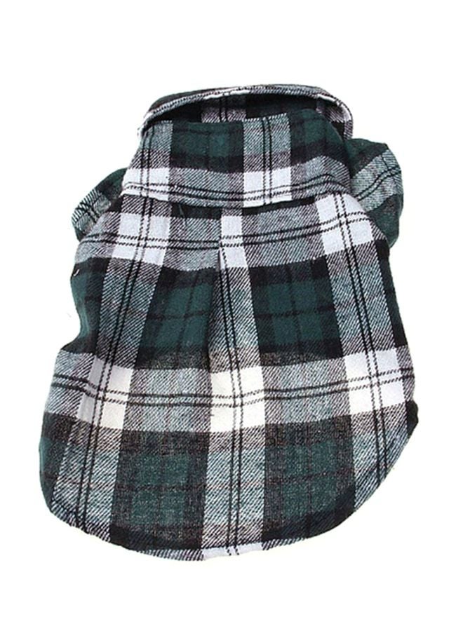 أوتاد كنزات صيفية عصرية بنقشة المربعات أخضر/ بني/ أبيض 36x50x0.3سم - Image 2