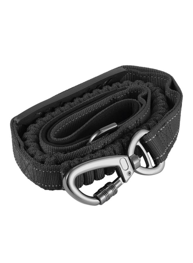 أوتاد مقود مطاطي قابل للسحب أسود 140x1.2x2.5سم - Image 2