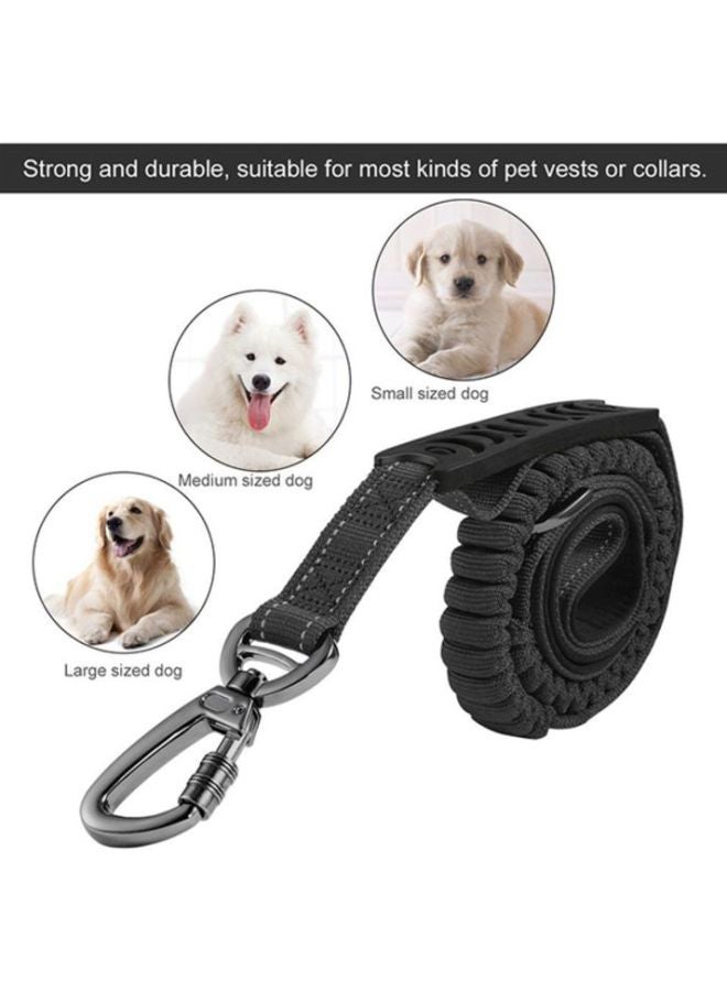 أوتاد مقود مطاطي قابل للسحب أسود 140x1.2x2.5سم - Image 4