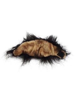 OUTAD Lion Mane Wig Costume With Ears Black/Brown Myard  - Image 2