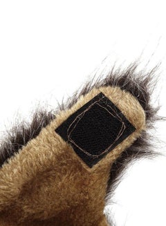 OUTAD Lion Mane Wig Costume With Ears Black/Brown Myard  - Image 4