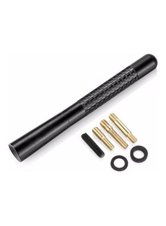 Generic 7-Piece Universal WRC Carbon Fiber Car Radio Signal Antenna Kit  - Image 1