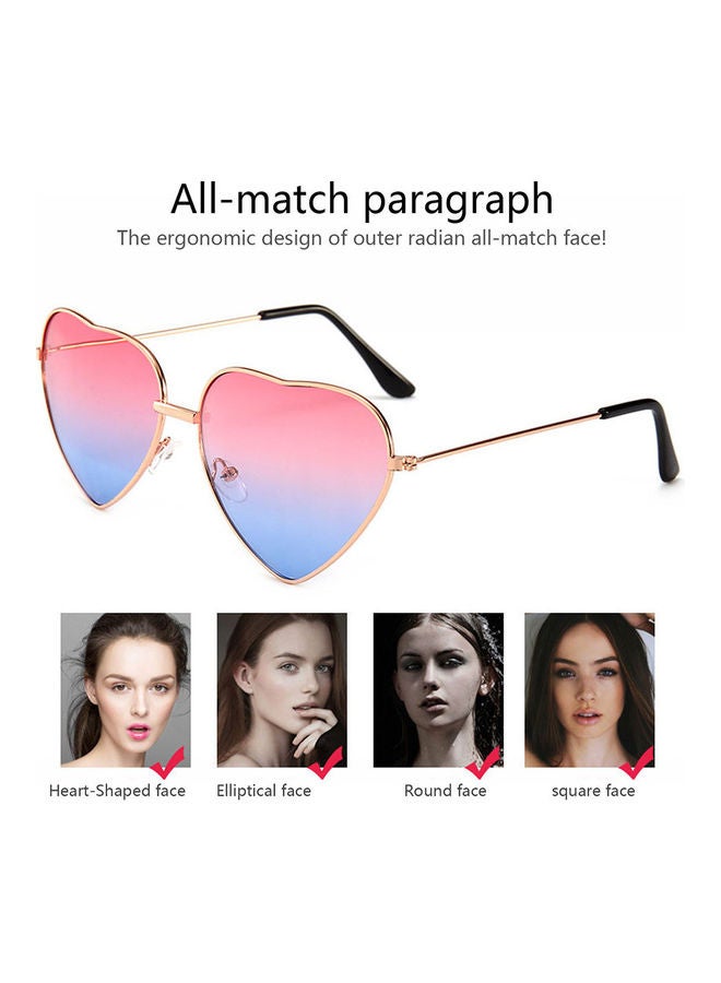 Generic Heart Style For Women Retro Sunglasses  - Image 2