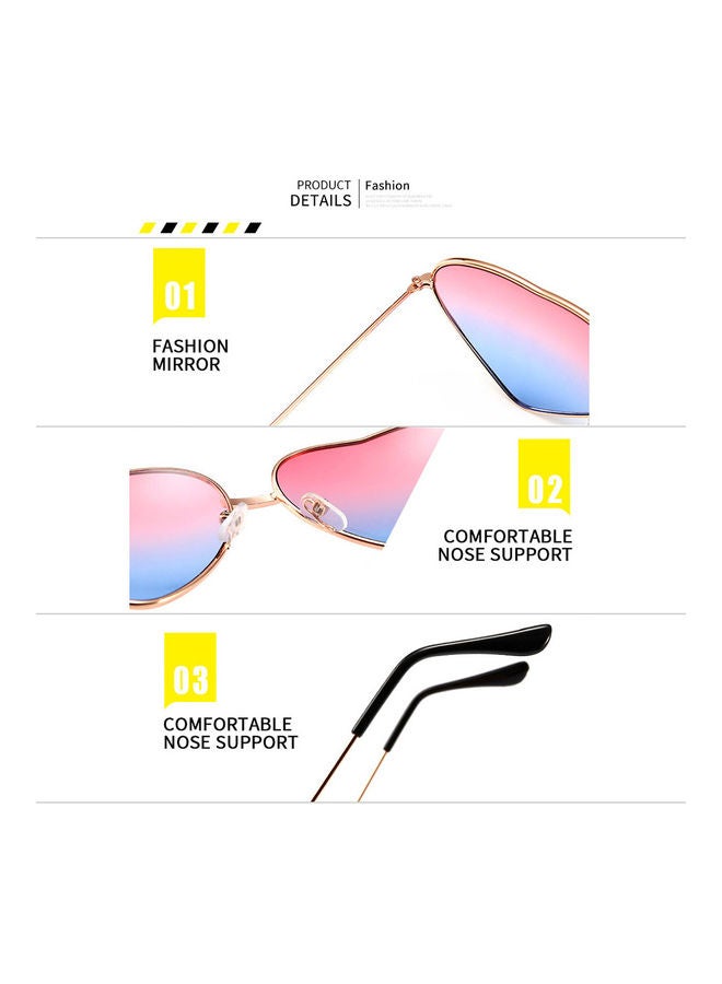 Generic Heart Style For Women Retro Sunglasses  - Image 3
