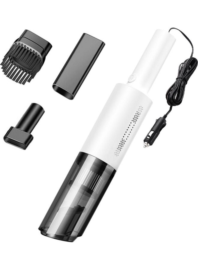 مكنسة كهربائية محمولة للسيارة 120 W 78W-2 أبيض/ أسود - Image 1