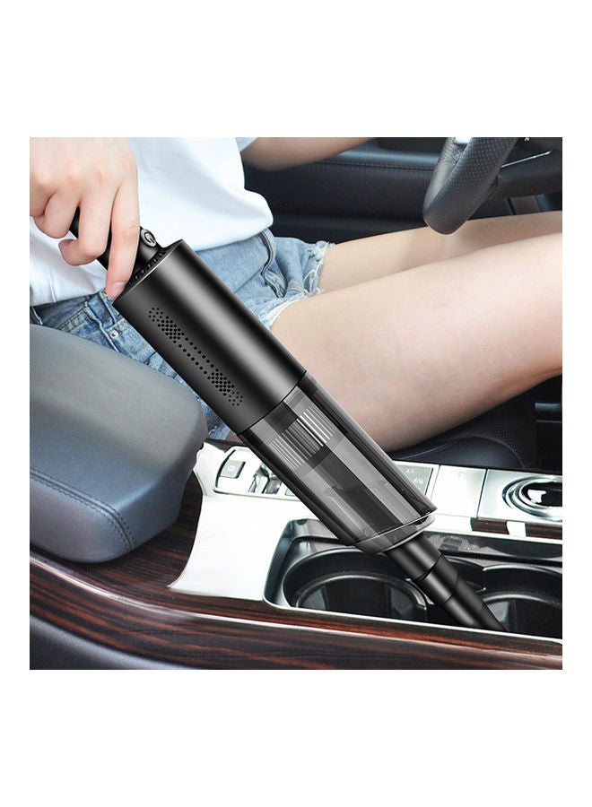 مكنسة كهربائية محمولة للسيارة 120 W 78W-2 أبيض/ أسود - Image 3